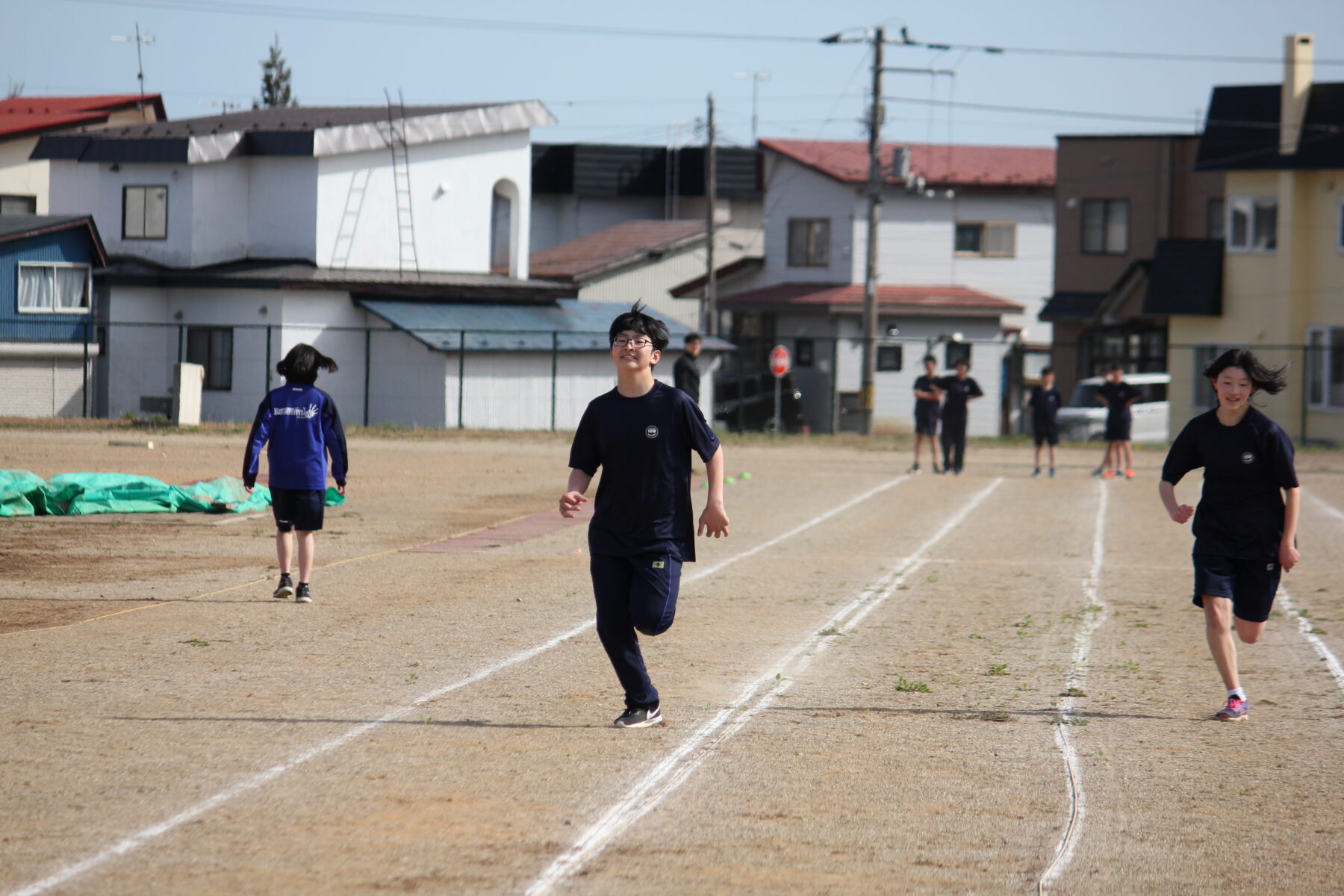 １００ｍ、全力で 1枚目写真