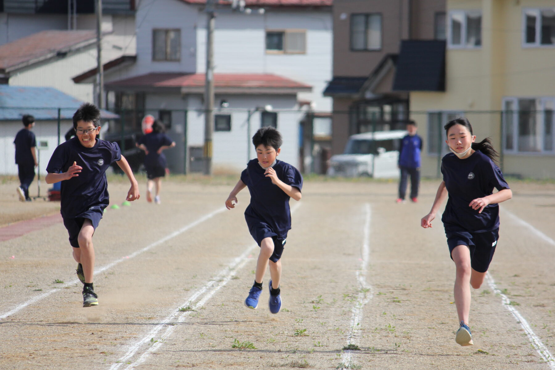 １００ｍ、全力で 4枚目写真