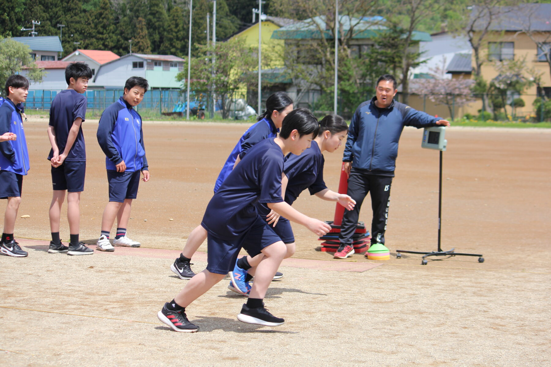 つらさが表情に・・・　長距離走 1枚目写真