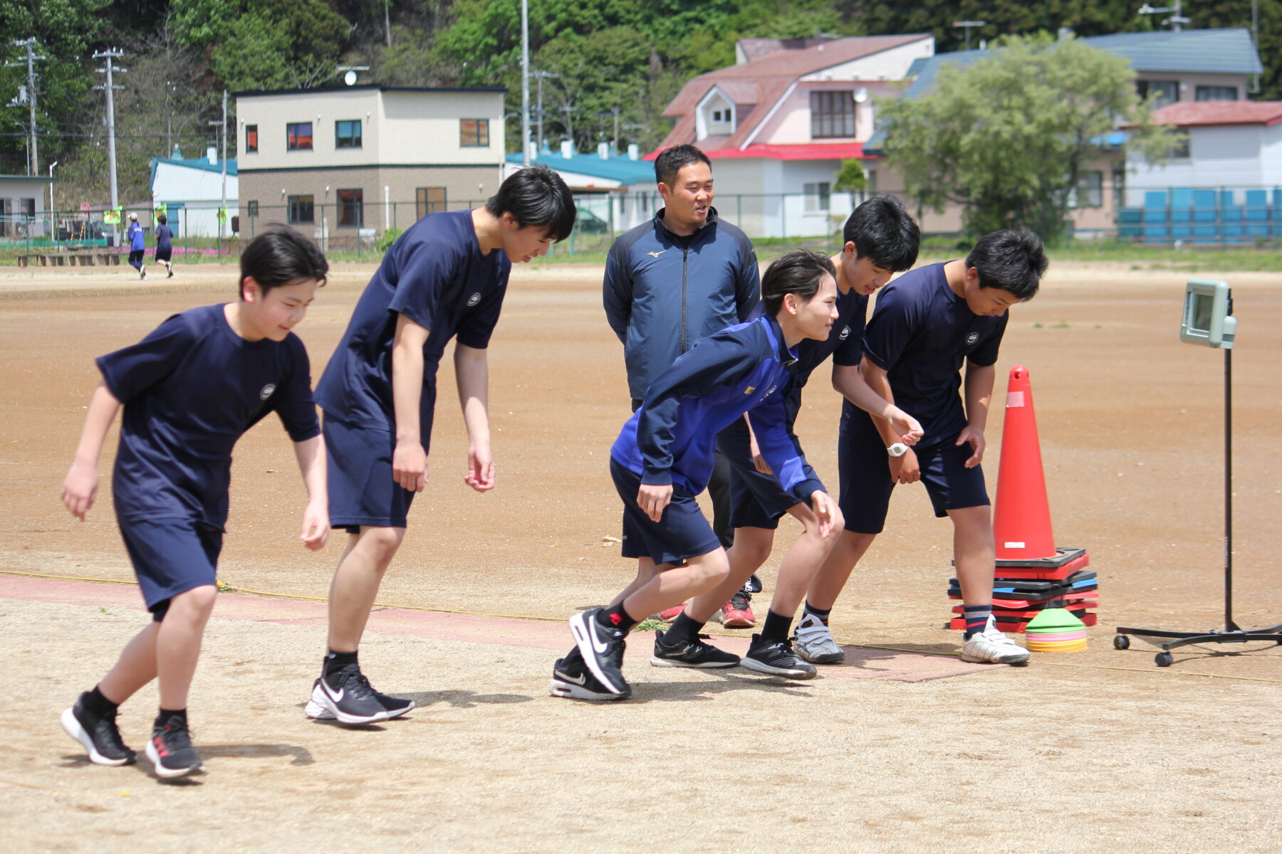 つらさが表情に・・・　長距離走 2枚目写真