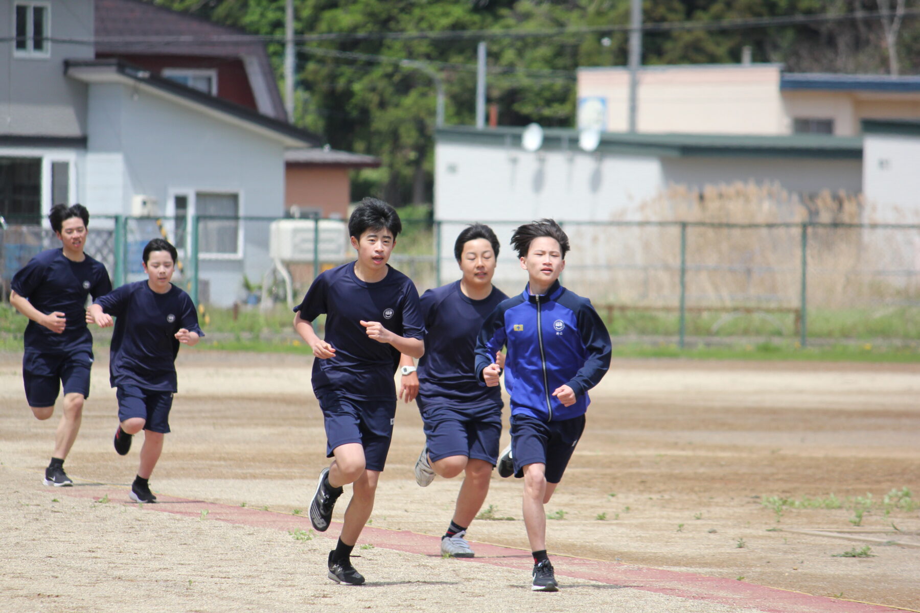 つらさが表情に・・・　長距離走 4枚目写真