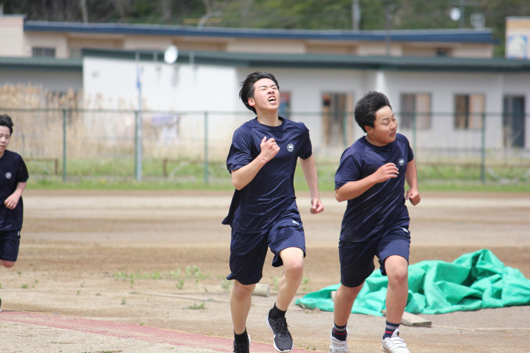 つらさが表情に・・・　長距離走 7枚目写真