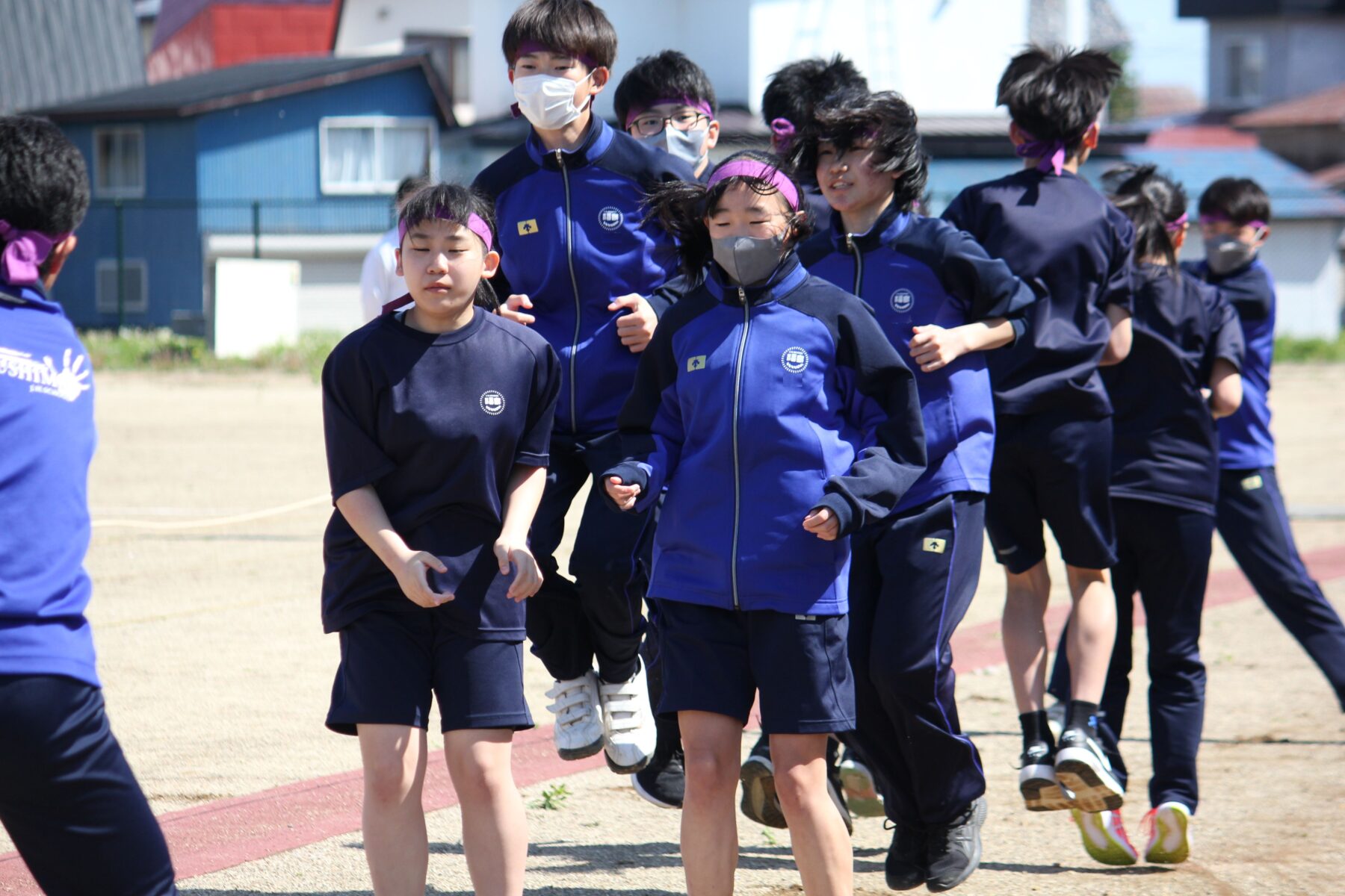 福中五輪練習　～長縄跳び 6枚目写真