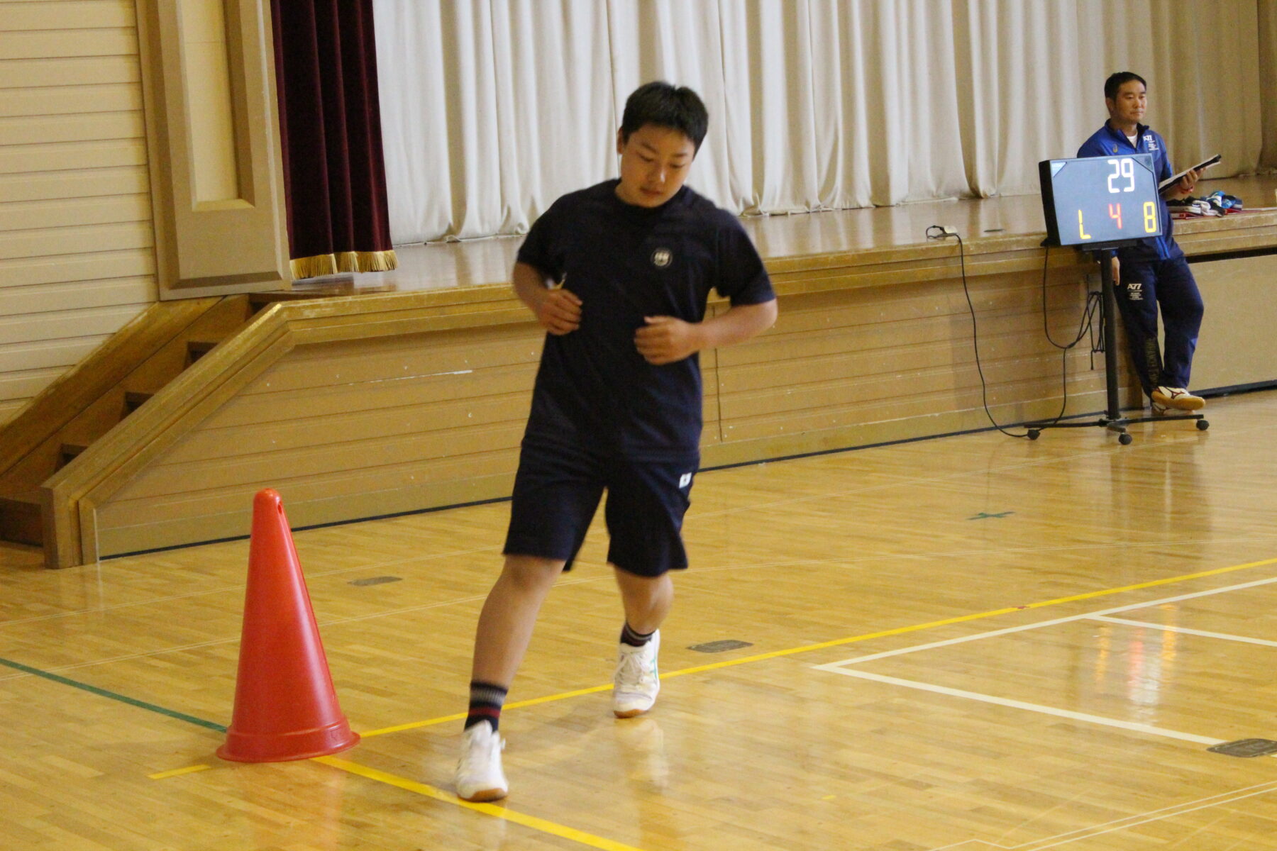 ２年生体育　シャトルラン 5枚目写真