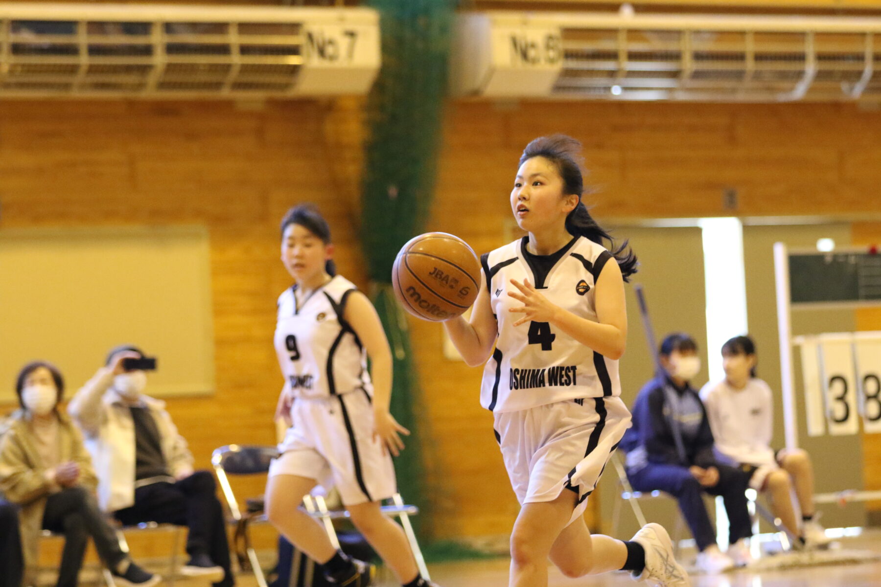 道南中学校春季バスケットボール大会　女子リーグ 3枚目写真