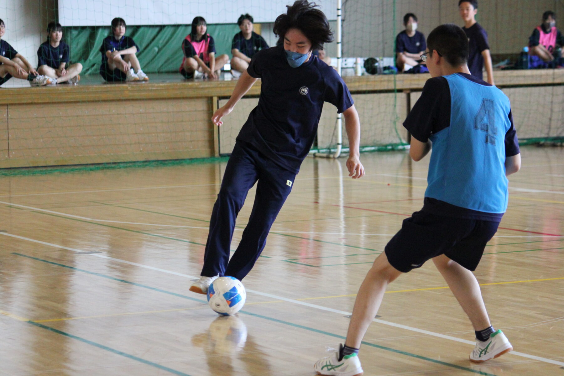 全校体育　サッカー 5枚目写真