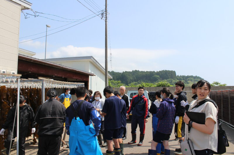 ２年総合的な学習の時間　コンブ漁体験　その５