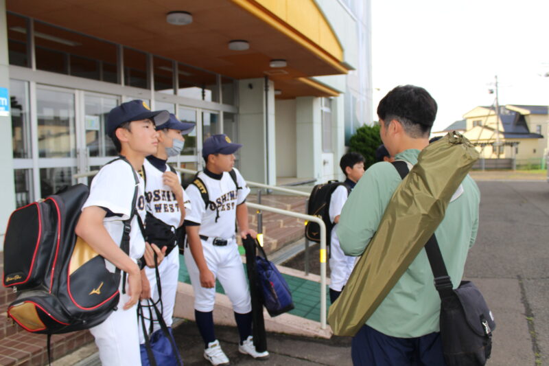 野球部出発しました