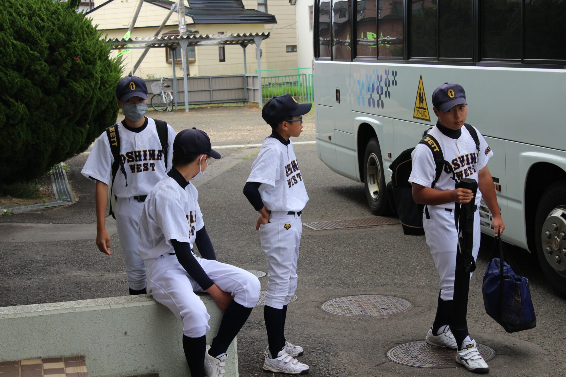 野球部２日目、出発しました 2枚目写真