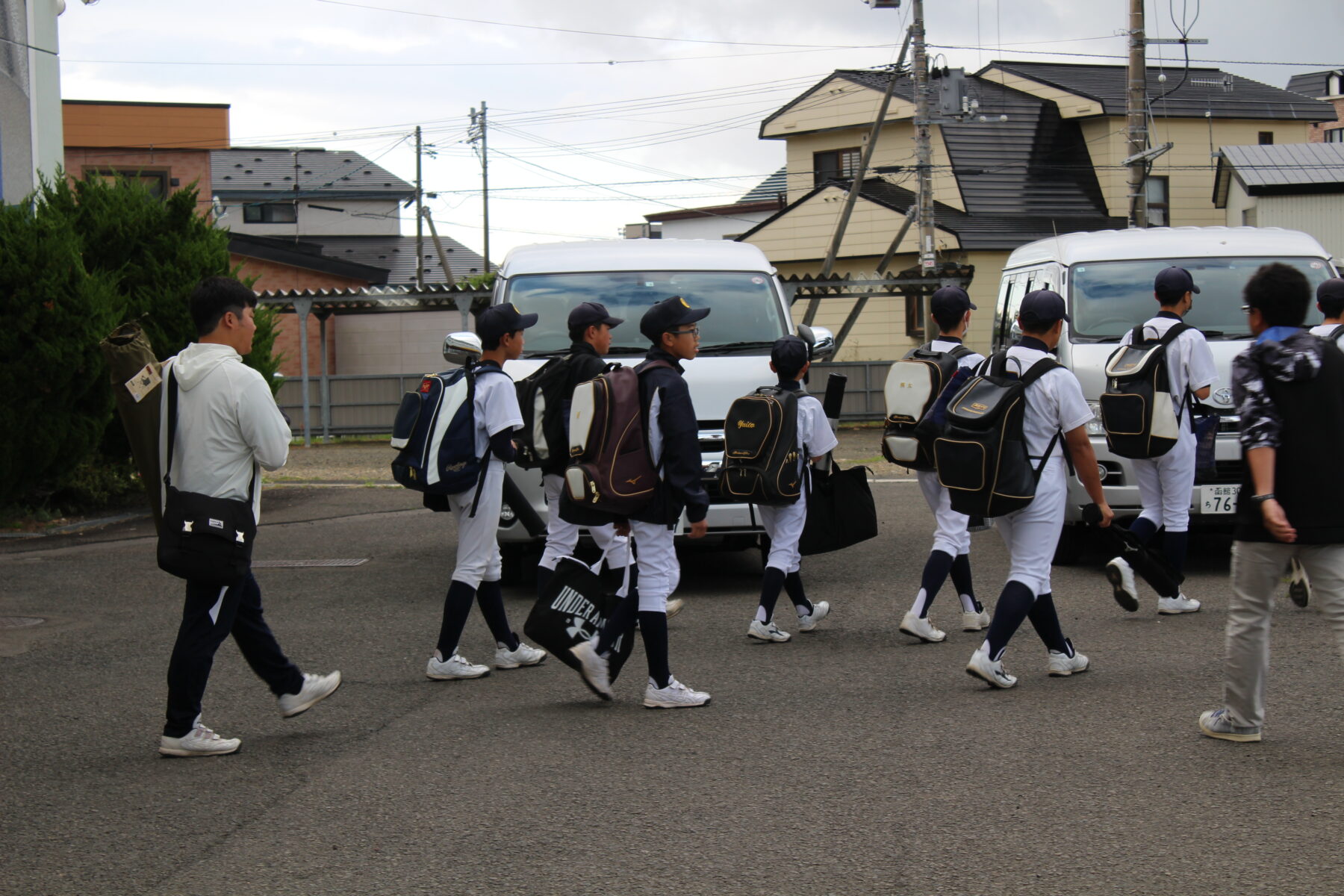 野球部出発しました 4枚目写真