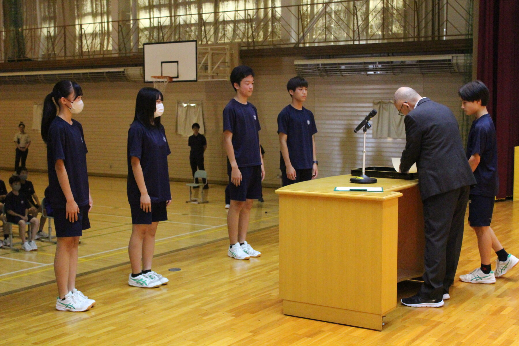 中体連報告会・表彰、全道大会・吹奏楽コンクール壮行会 4枚目写真