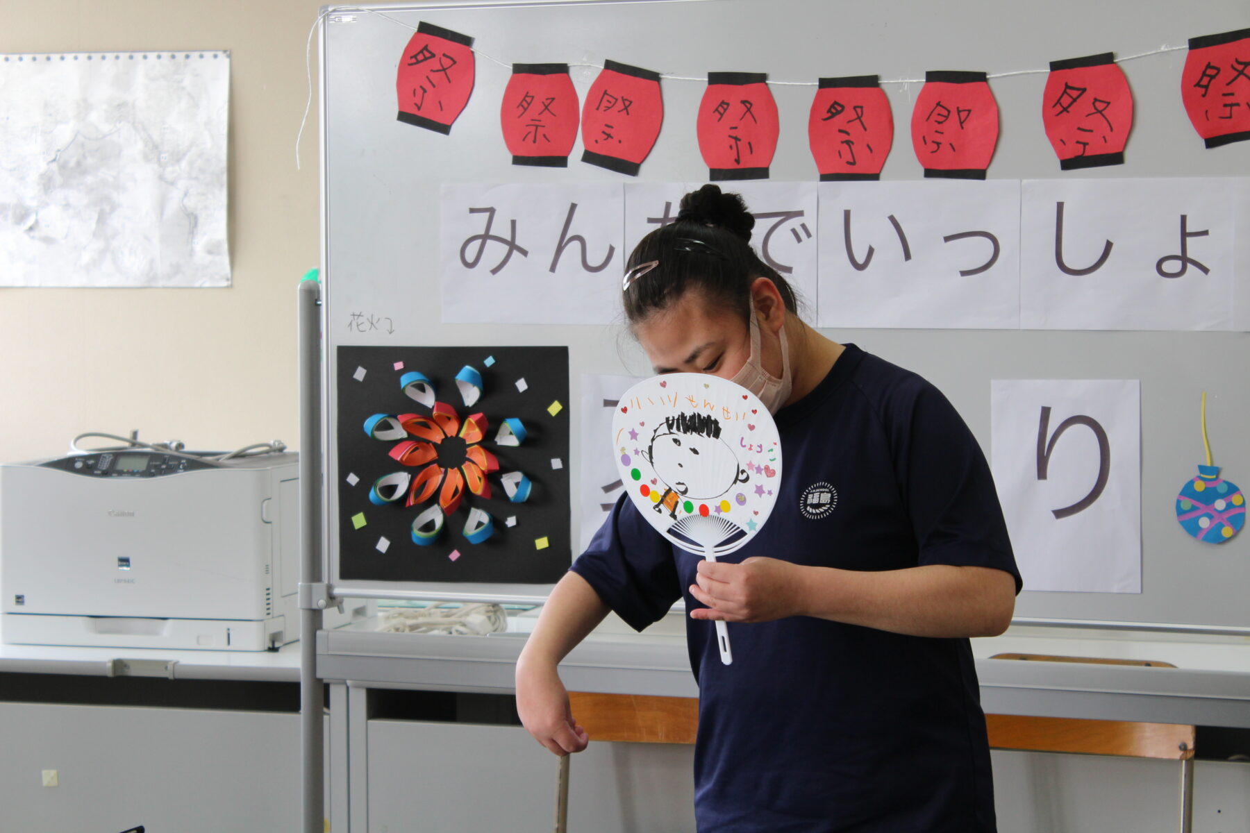 特別支援学級交流学習「夏祭り」その１ 4枚目写真