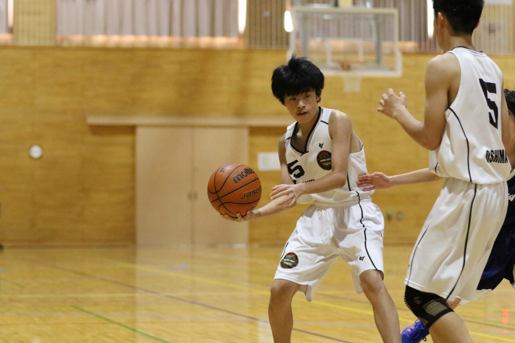 令和6年度　渡島中学校各種競技大会2日目（6月26日）結果　バスケットボール男子 1枚目写真