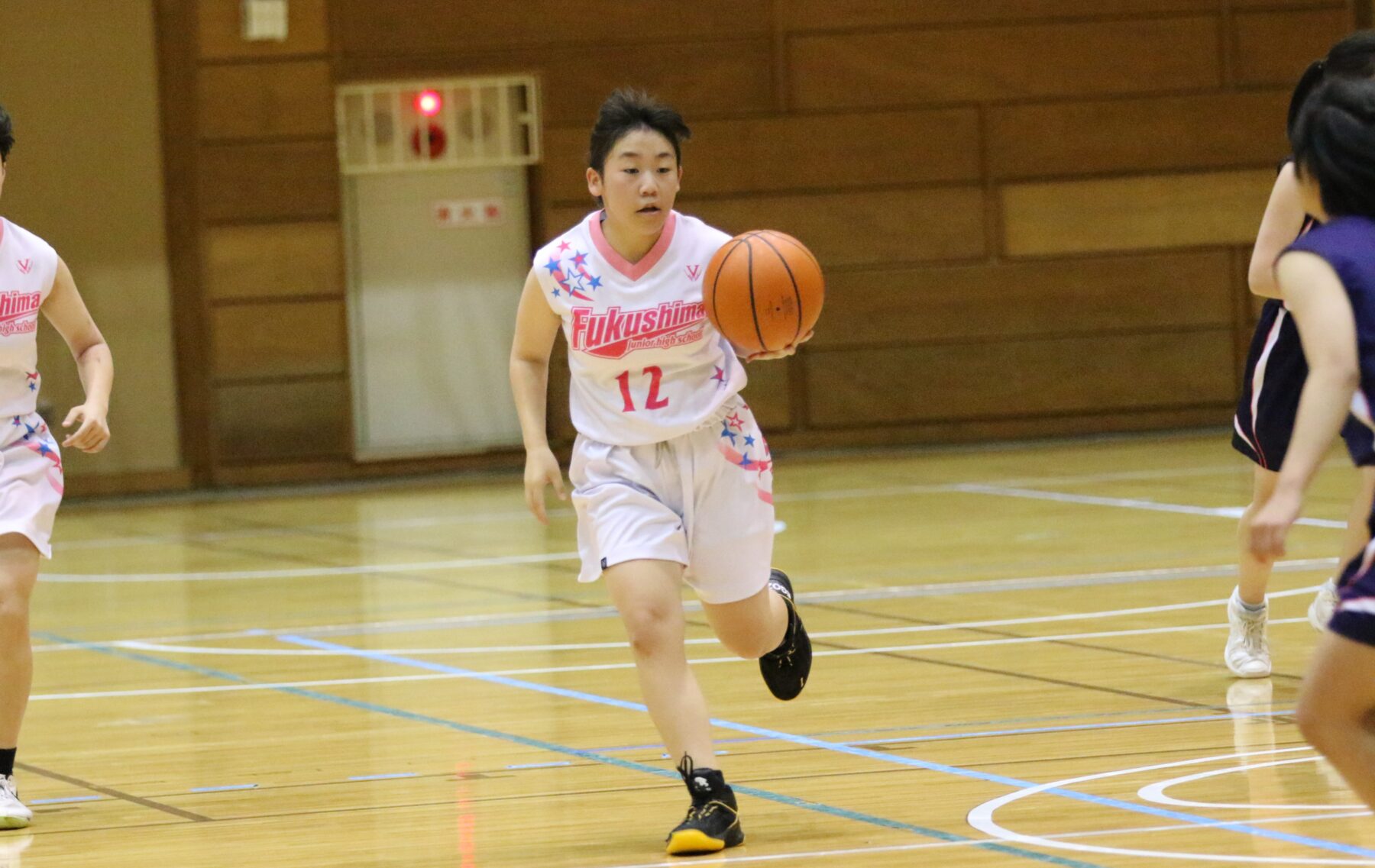 令和6年度　渡島中学校各種競技大会3日目（6月27日）結果　バスケットボール女子① 3枚目写真