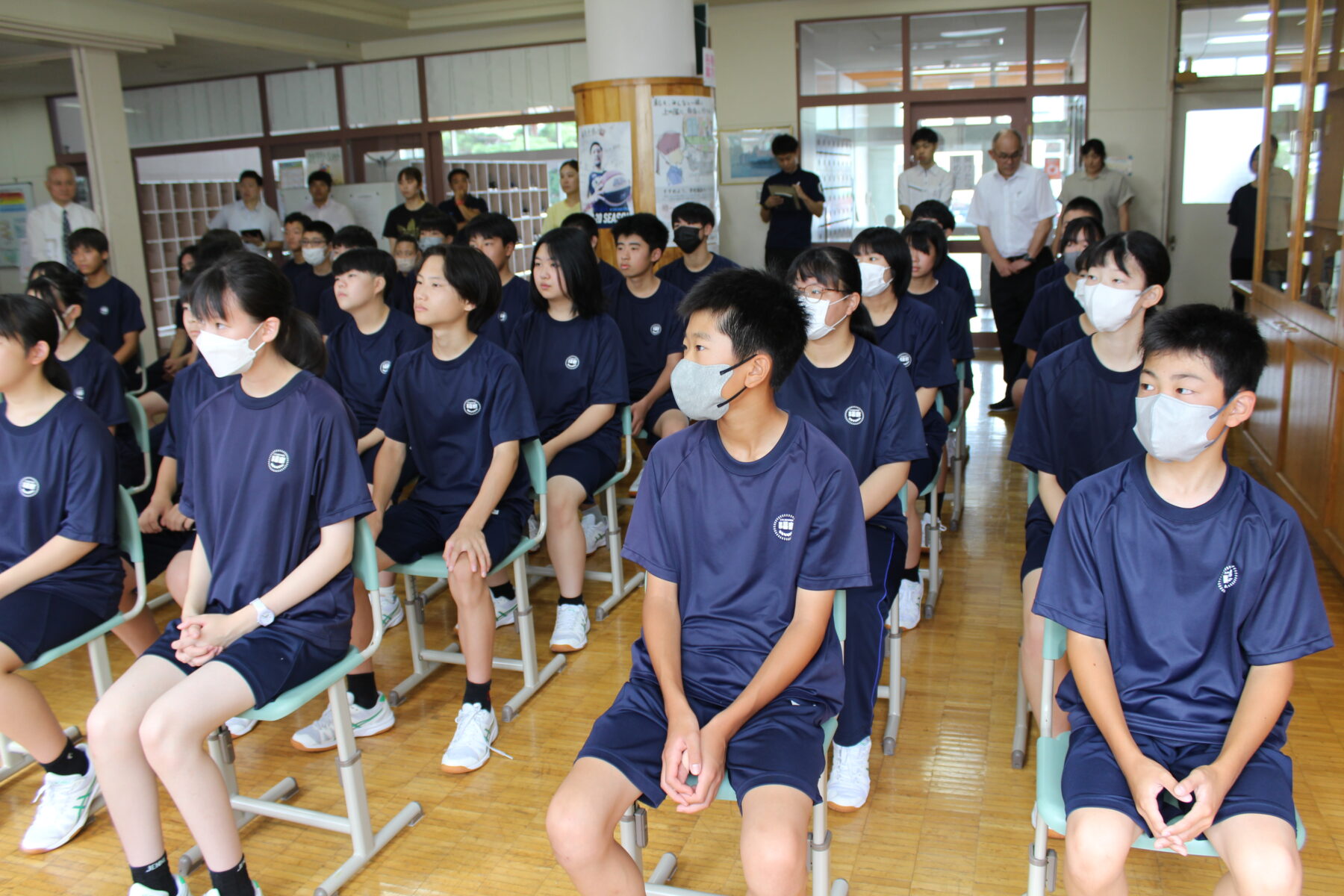 夏季休業後全体集会 5枚目写真