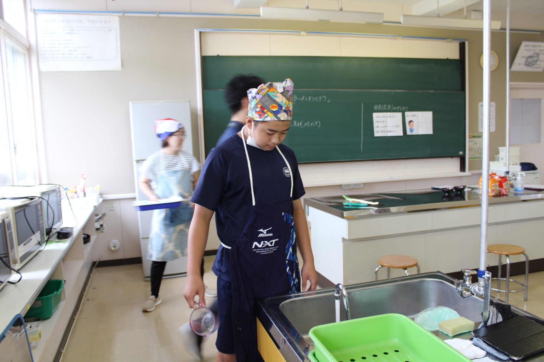 自立活動　調理実習「おいしいラーメンをつくろう」 1枚目写真