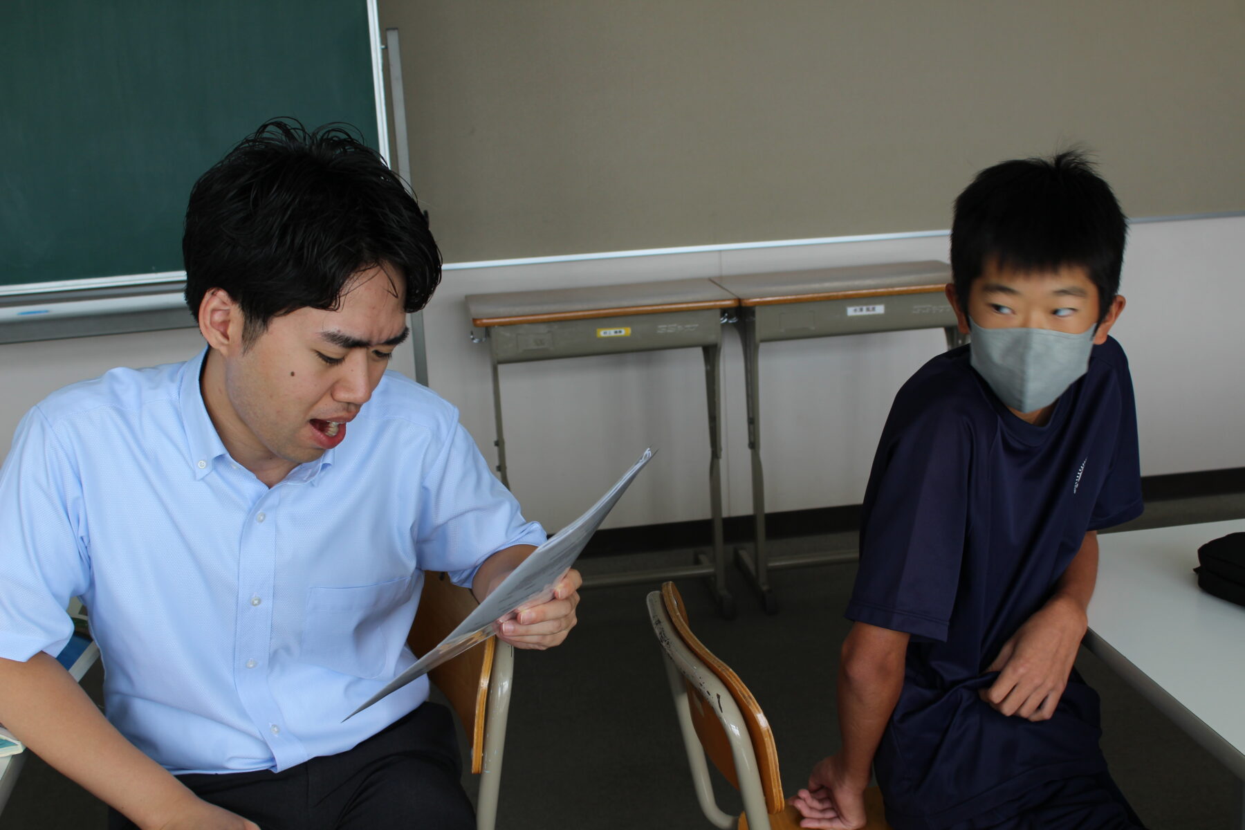 生徒会役員選挙　リハーサル 7枚目写真