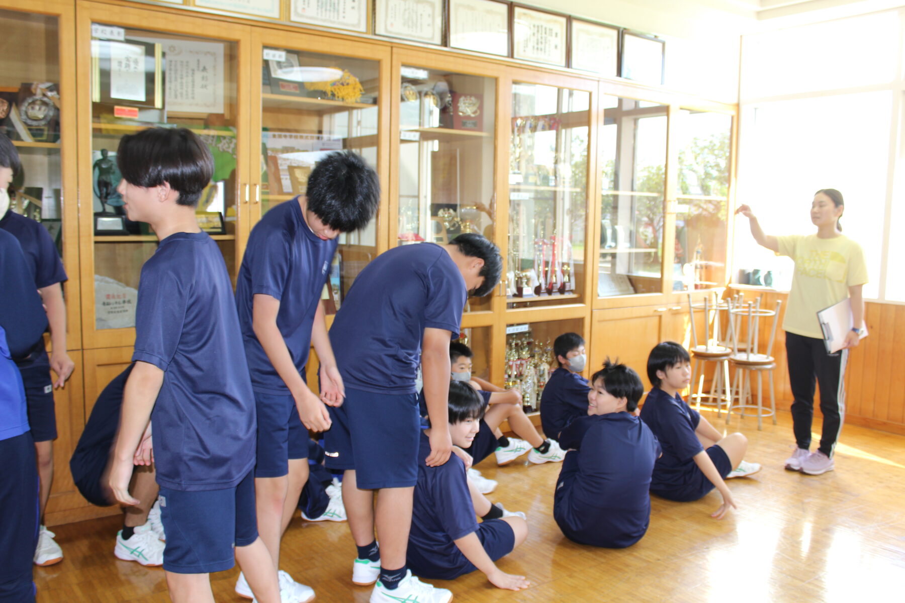 避難訓練（地震想定）その１ 2枚目写真