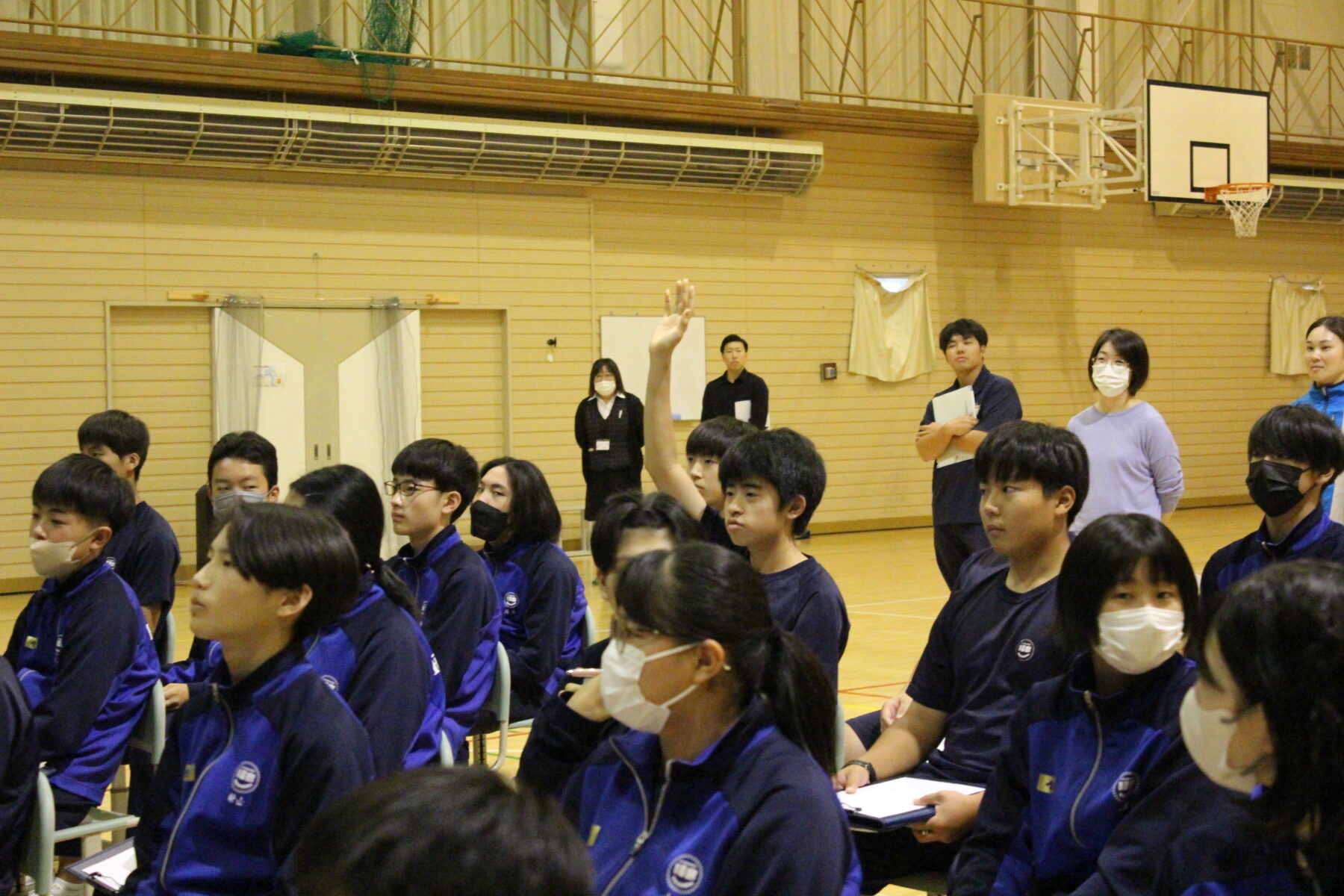 黒米体験　クミアイ化学工業さんの講演 7枚目写真