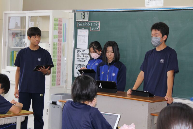 学級議案審議　生徒総会に向けて