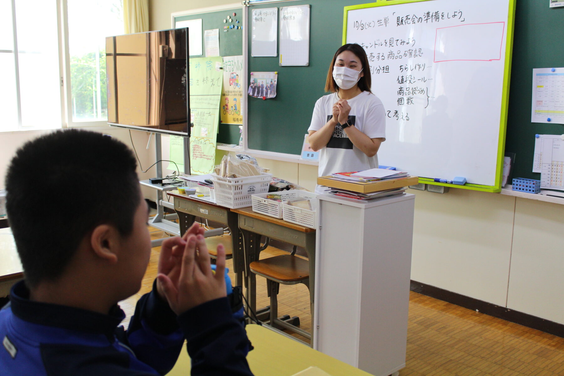 先生方も学びます　公開授業 1枚目写真