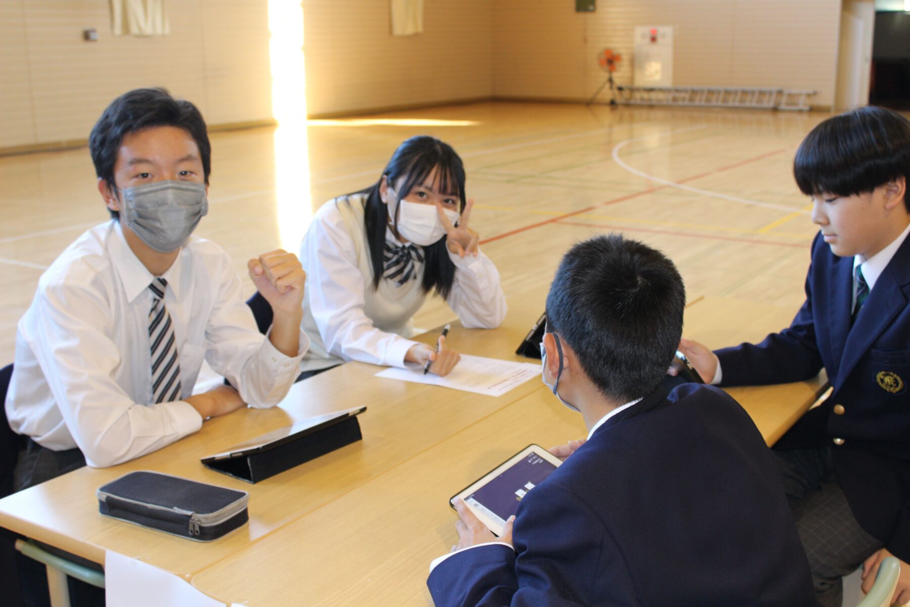 後期生徒総会 5枚目写真