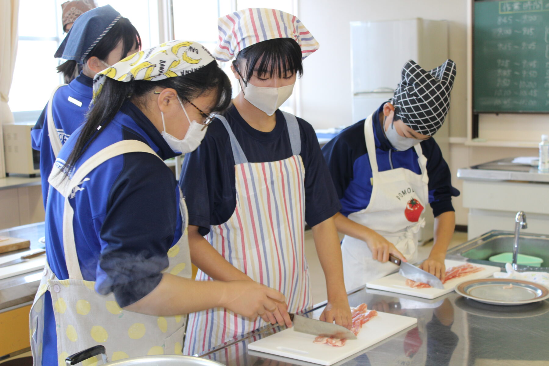 調理実習　１年生 3枚目写真