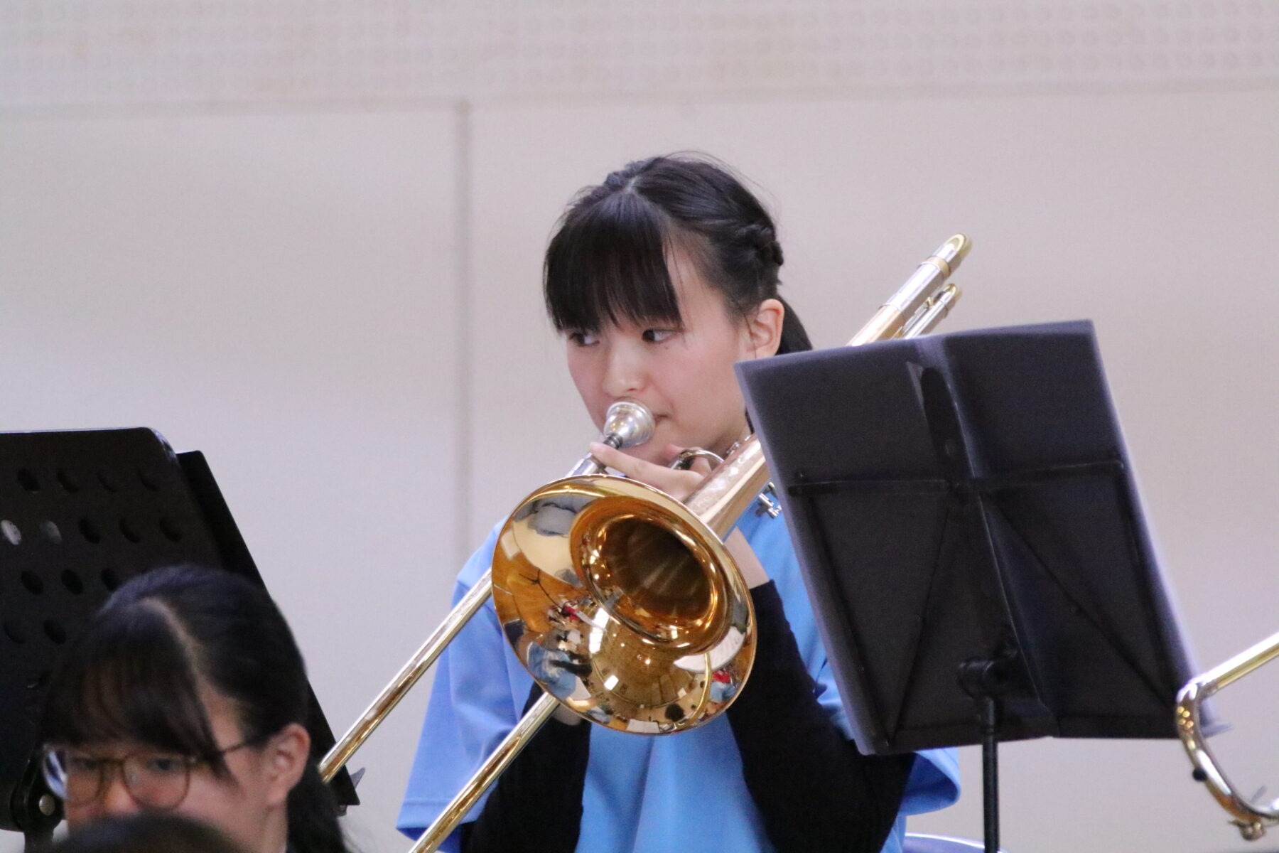 吹奏楽部　第20回定期演奏会　３年生引退コンサート　が開催されました。 4枚目写真