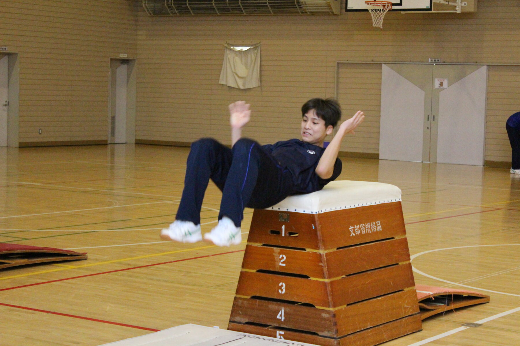 跳び箱　今日はテストです 6枚目写真