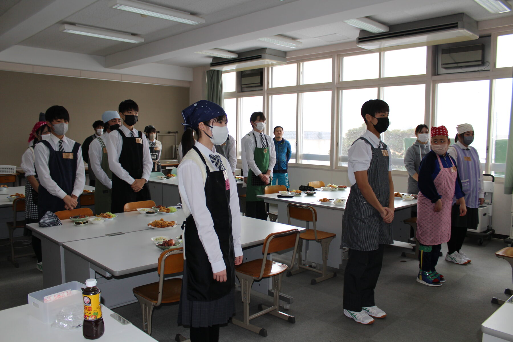 ３年総合的な学習の時間　郷土料理体験その６ 4枚目写真