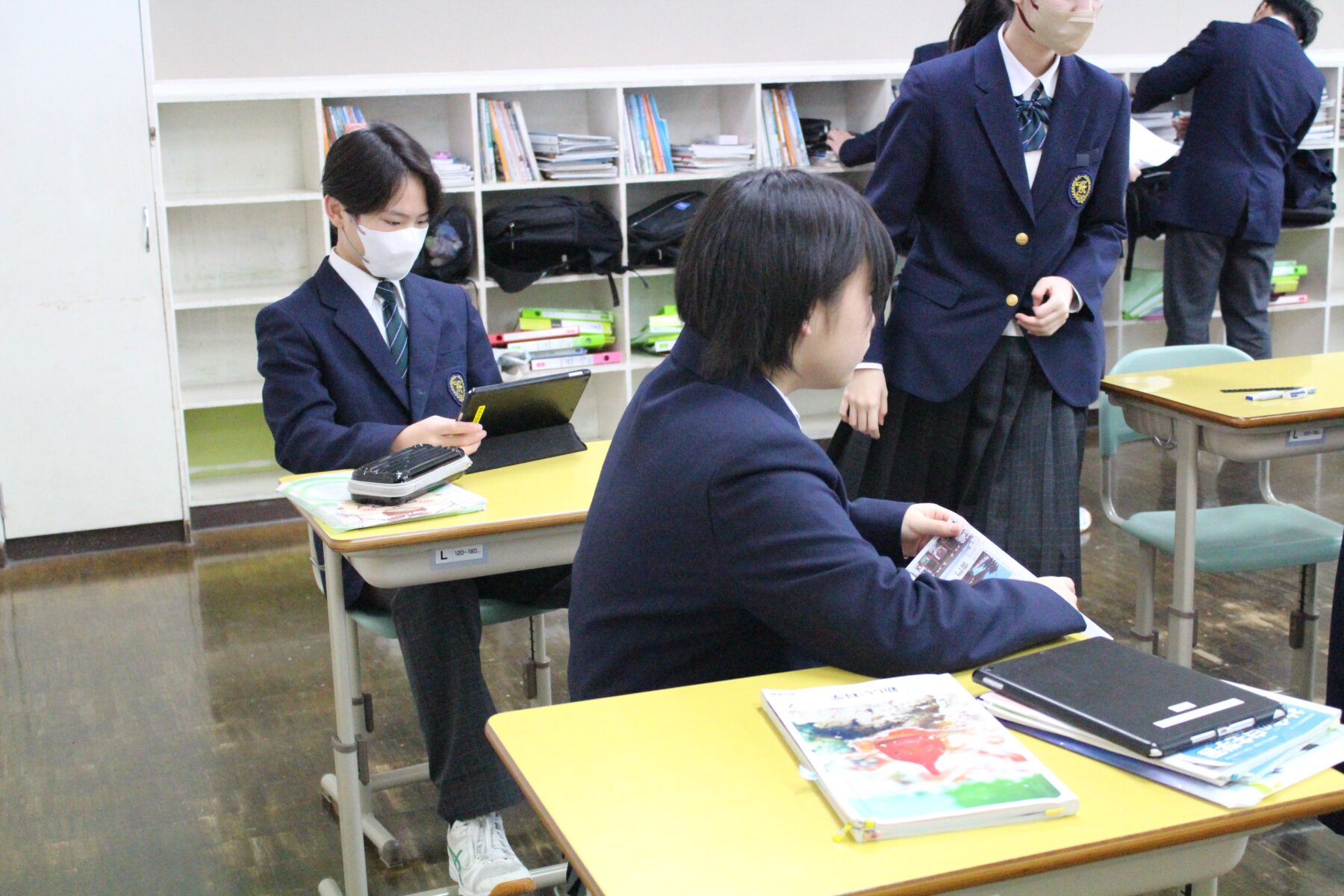 本日は学力テスト 2枚目写真