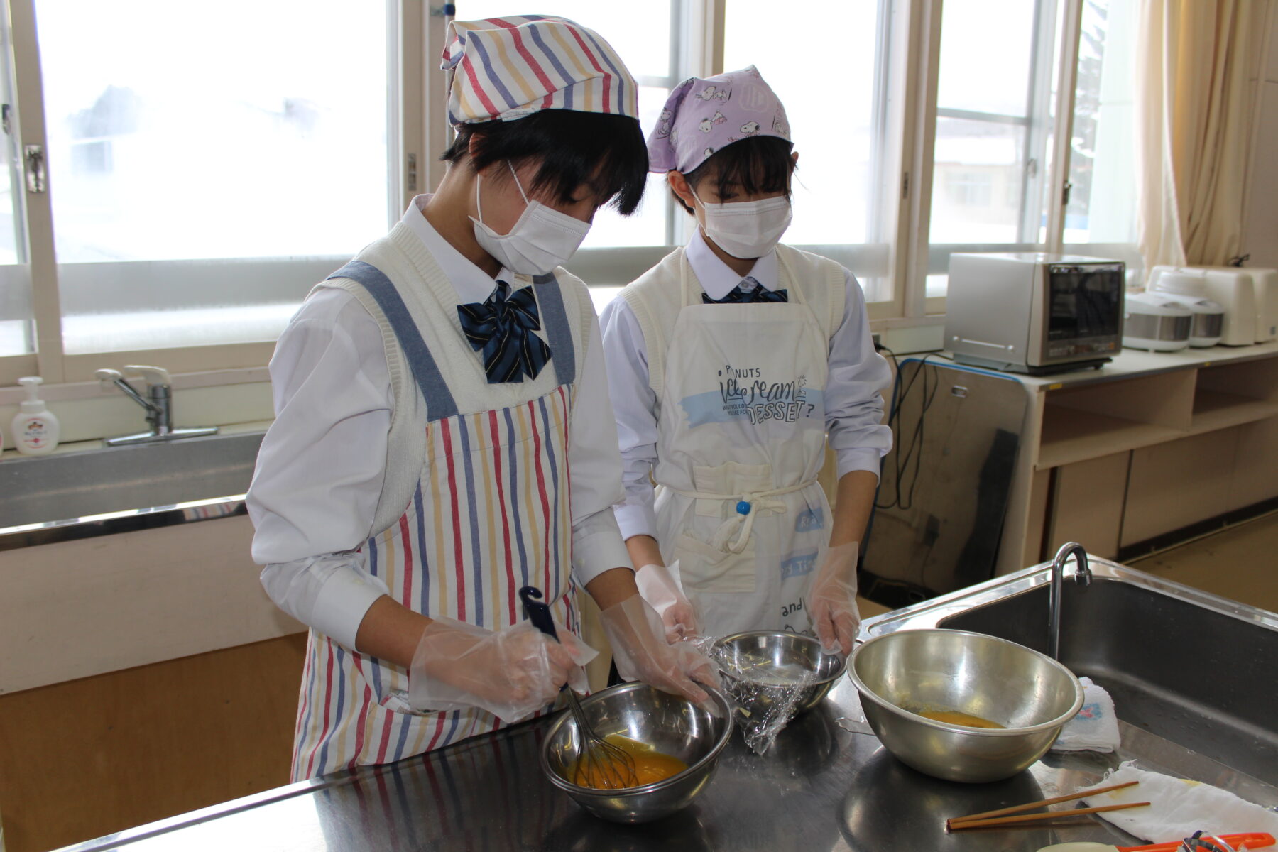 郷土料理体験　１・２年生　その７ 4枚目写真