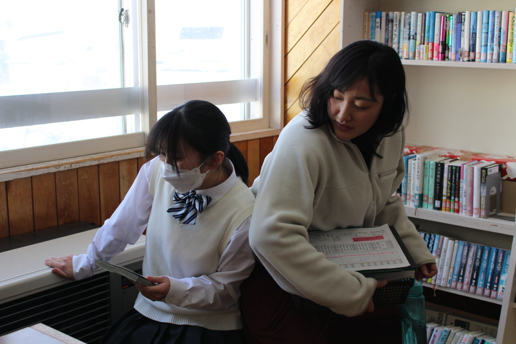 昼休みの福島中学校 2枚目写真