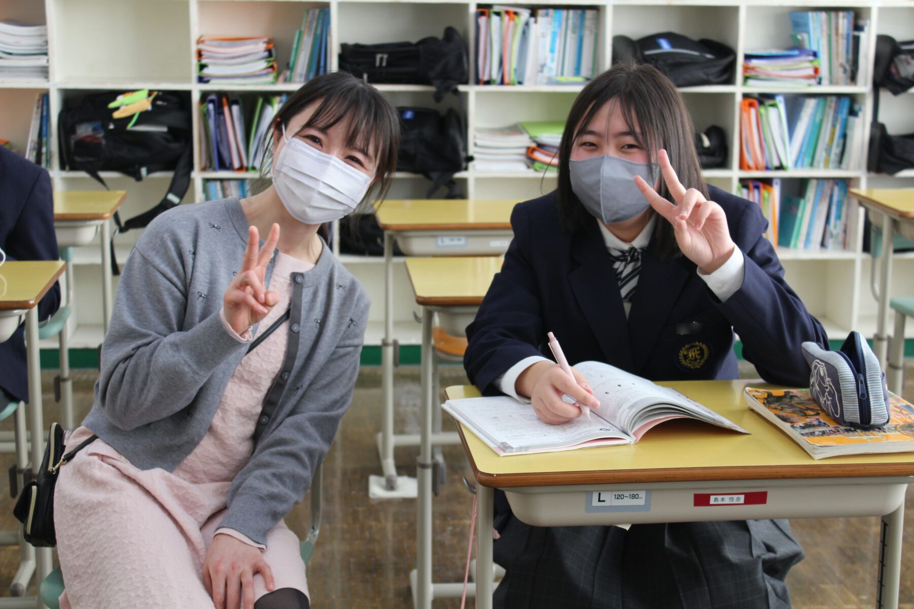 昼休みの福島中学校 5枚目写真