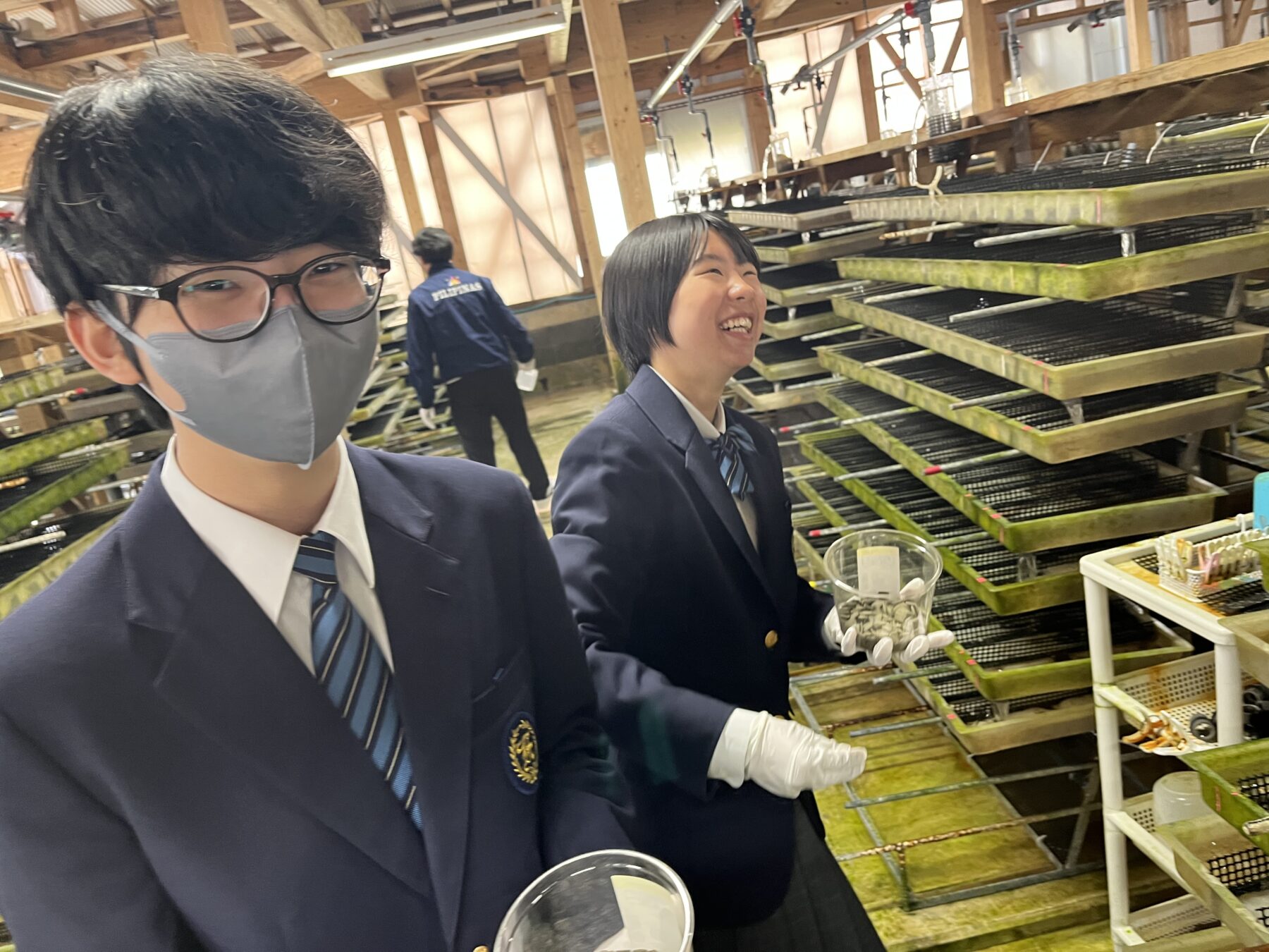 ２年生総合　福島町水産種苗生産センター見学 7枚目写真
