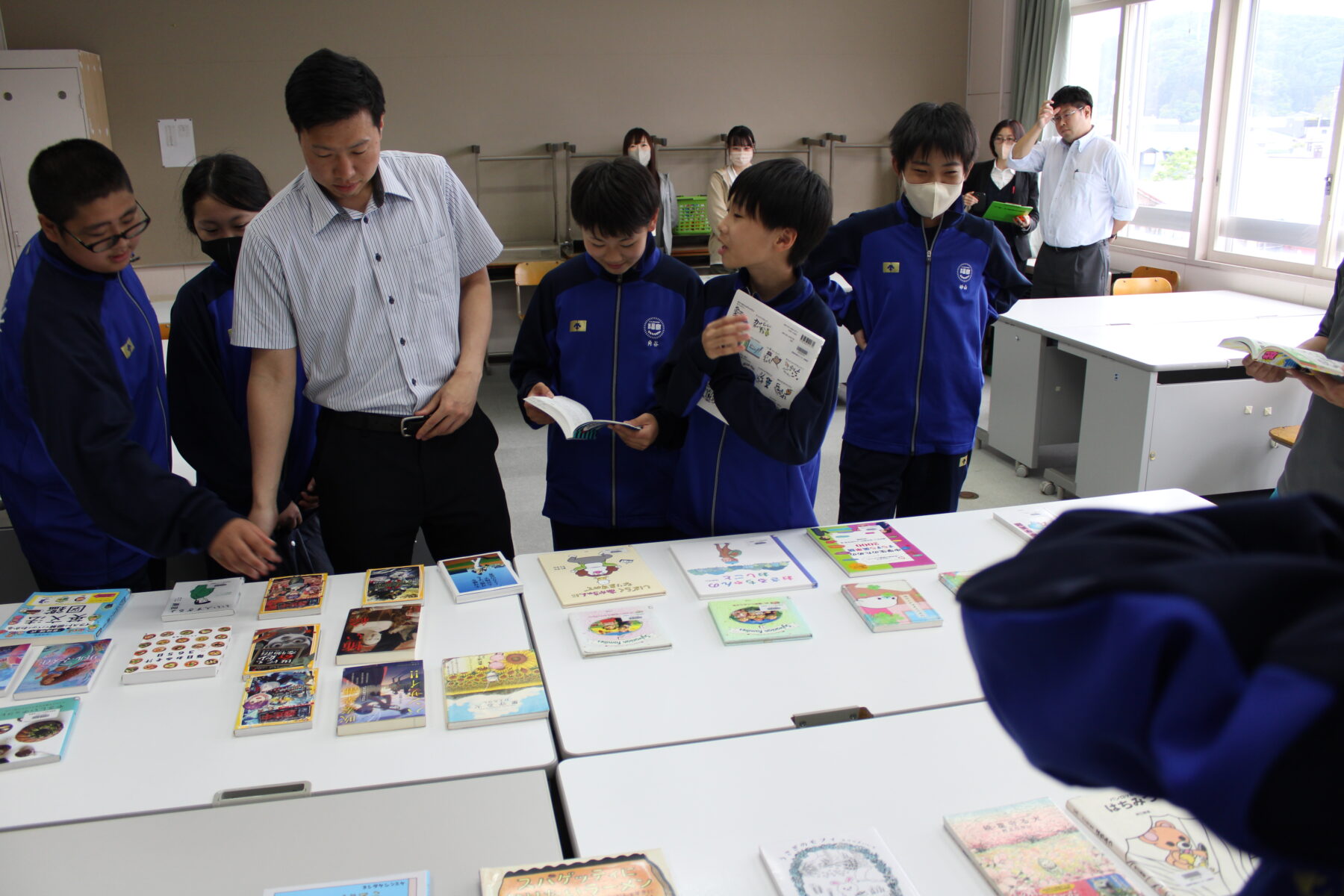 1年生　福島町移動図書 2枚目写真