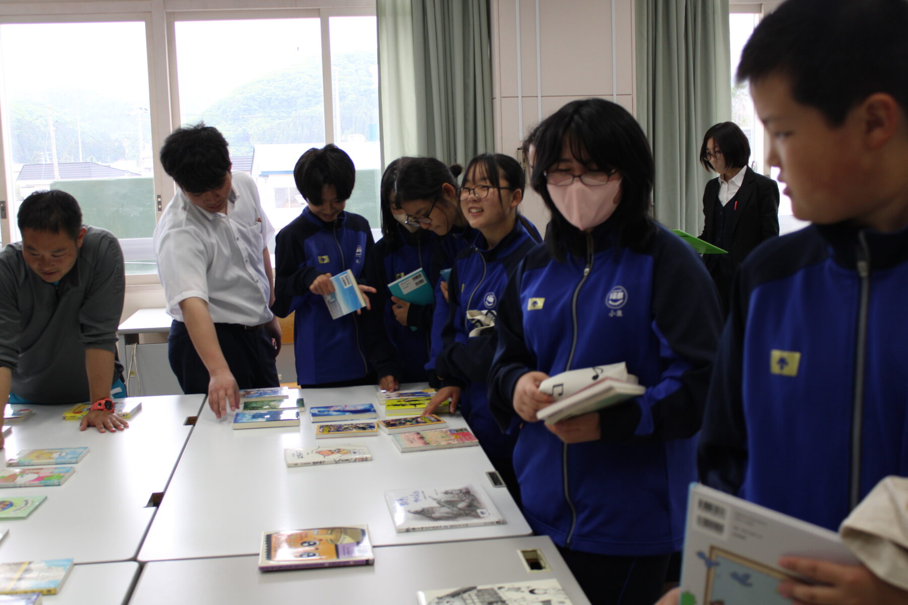 1年生　福島町移動図書 4枚目写真