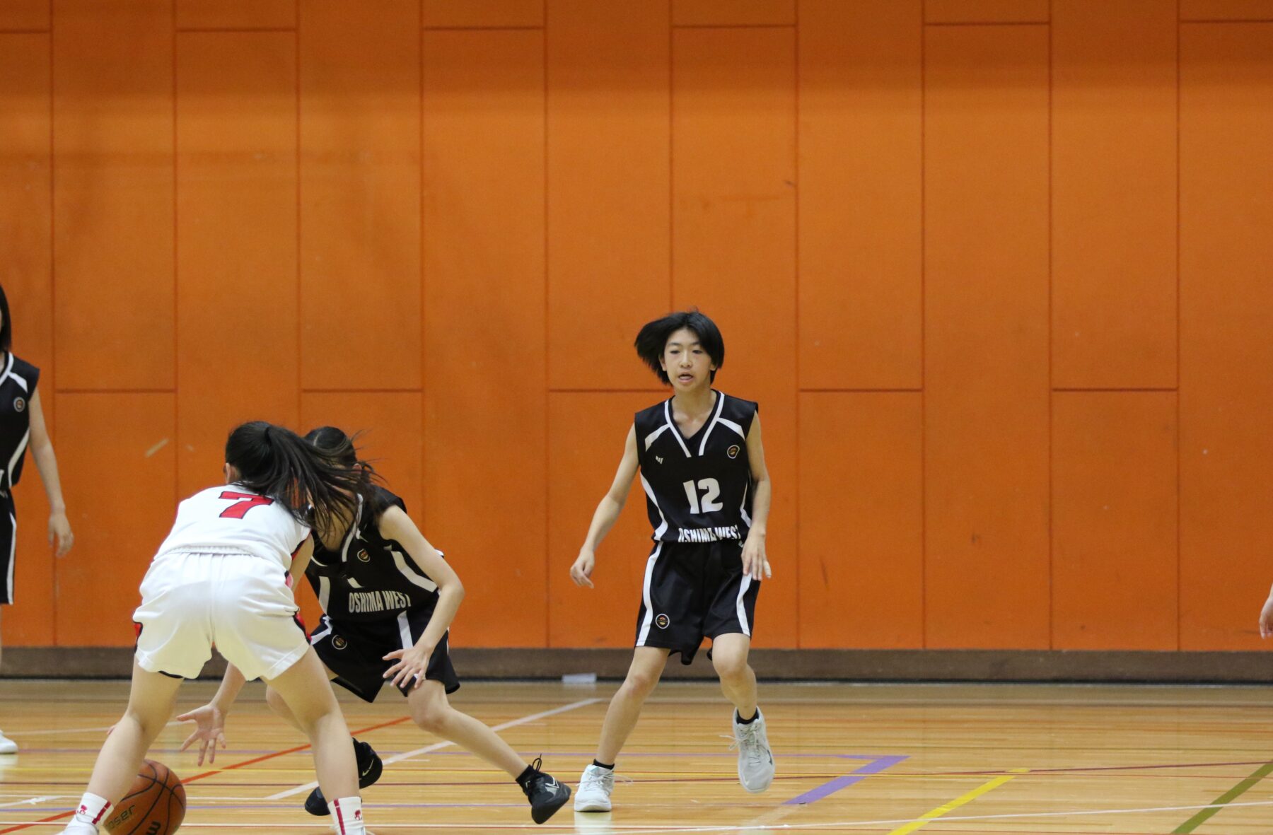 令和7年度　渡島中学校バスケットボール大会女子試合結果 3枚目写真