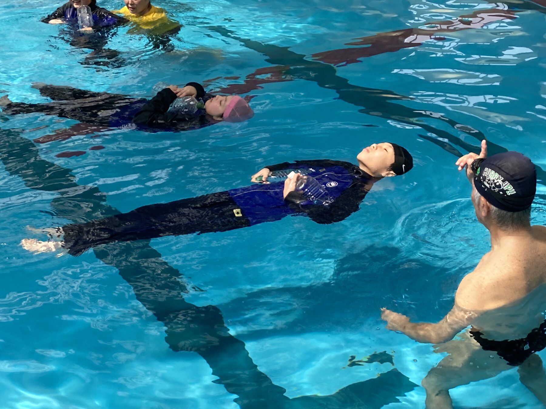 １年生保健体育　水泳指導＆水難事故防止講習 1枚目写真