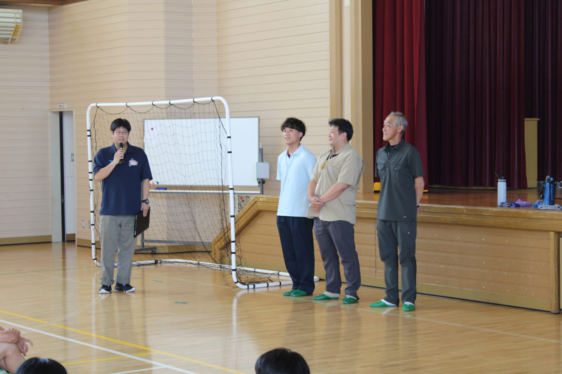 総合的な学習　全校生徒による地域伝統芸能体験会 9枚目写真