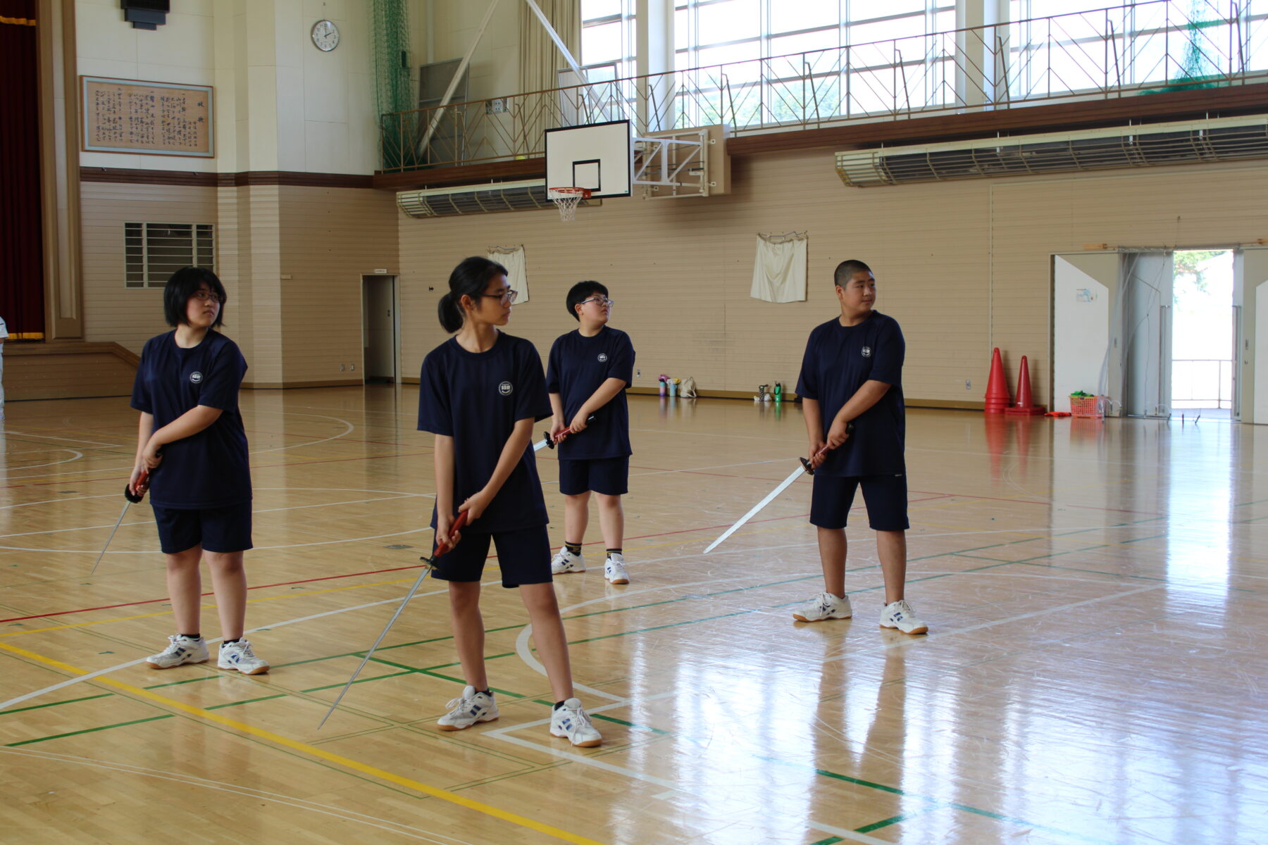 総合的な学習　１年生による伝統芸能体験会 6枚目写真