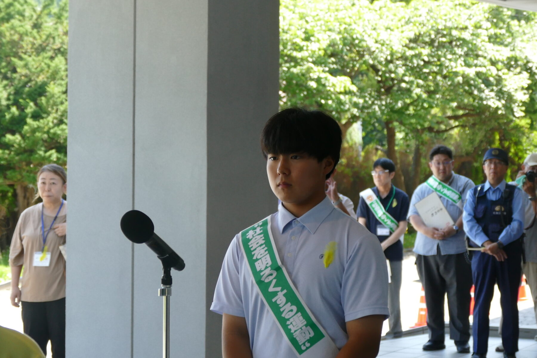 社会を明るくする運動　北海道知事メッセージ伝達式 3枚目写真