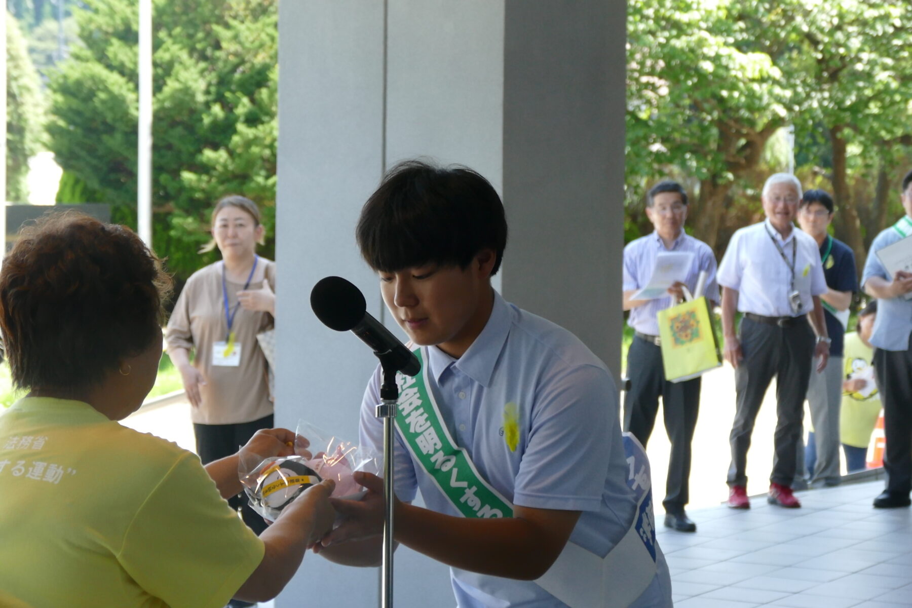 社会を明るくする運動　北海道知事メッセージ伝達式 2枚目写真