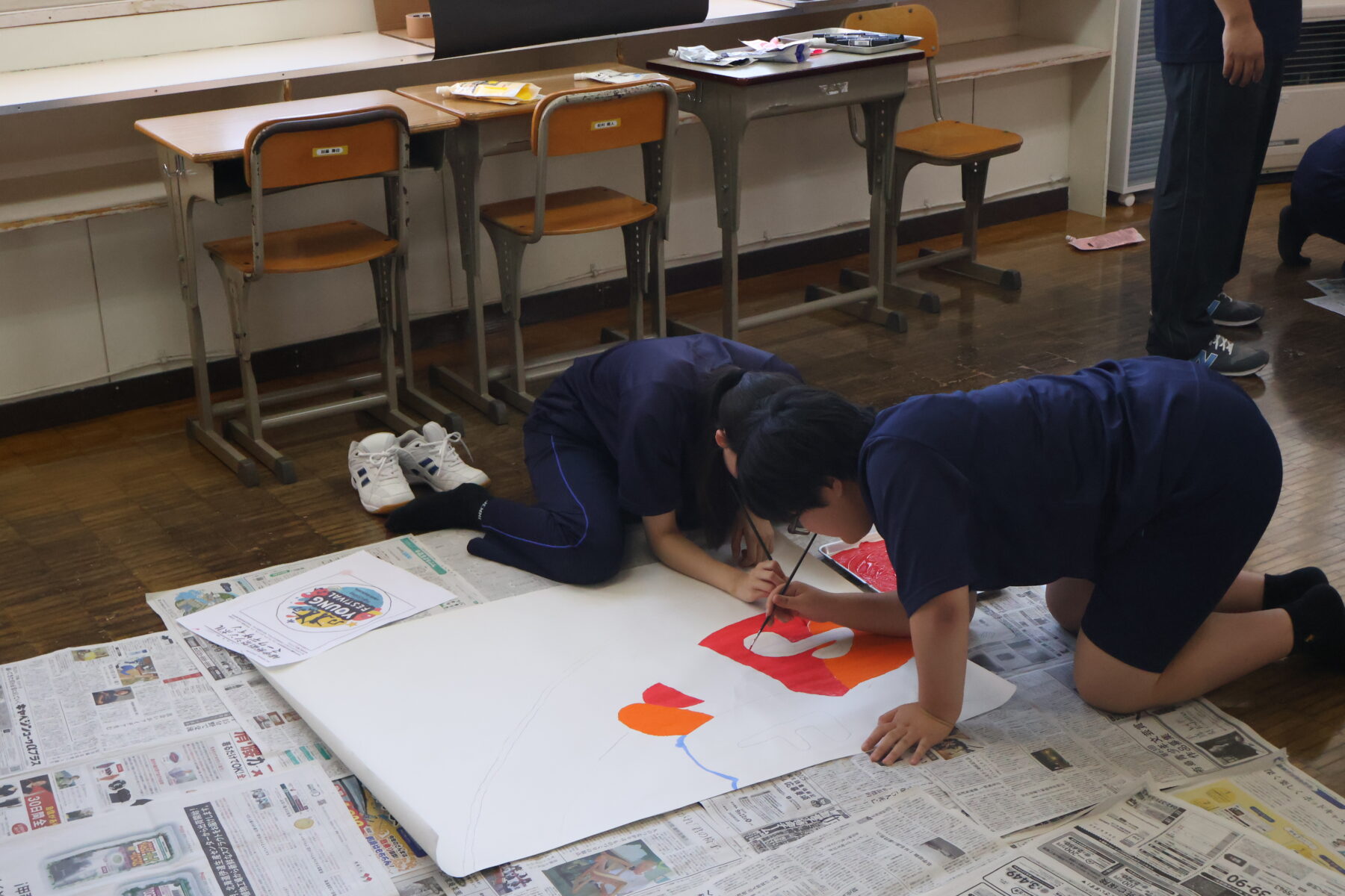 福中藝術祭準備① 7枚目写真