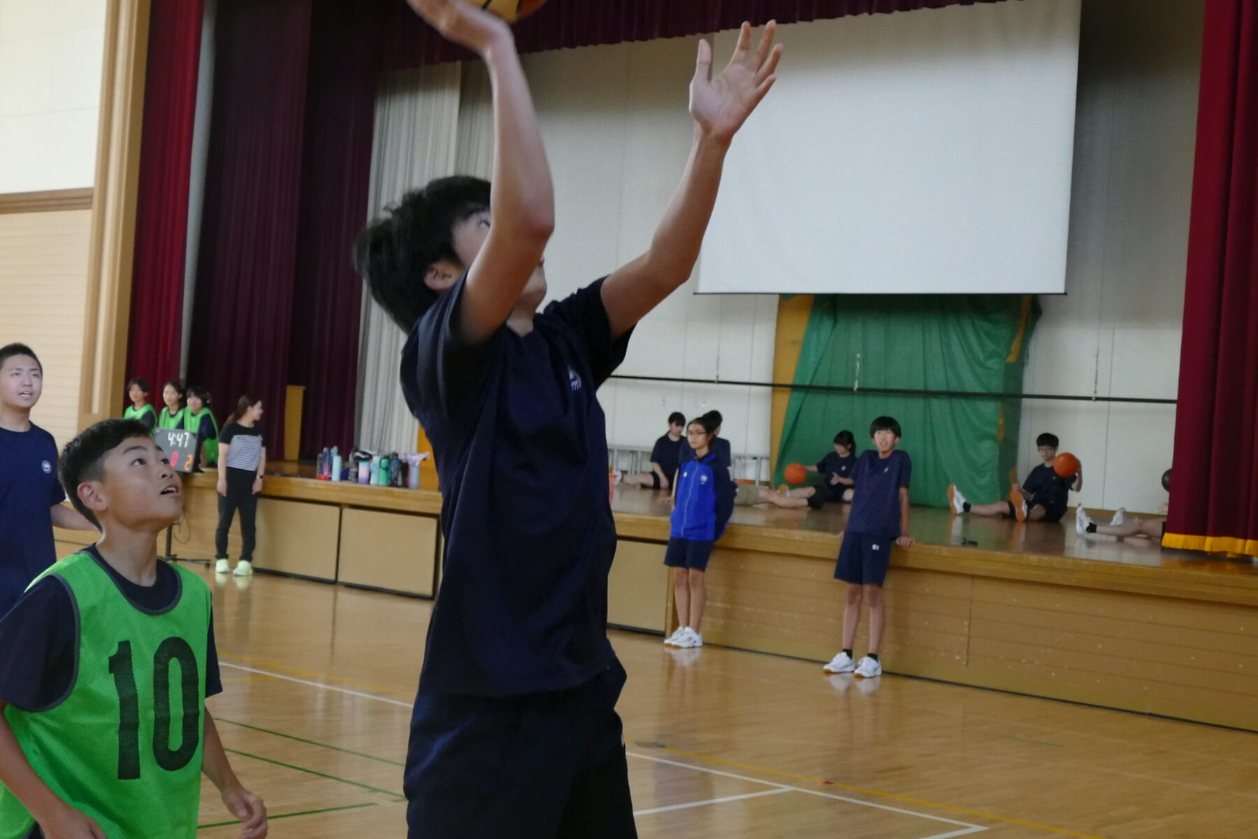 ミニバスケットボール大会 1枚目写真