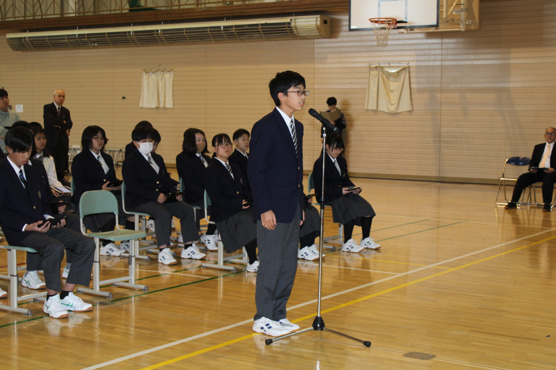 後期生徒総会 7枚目写真