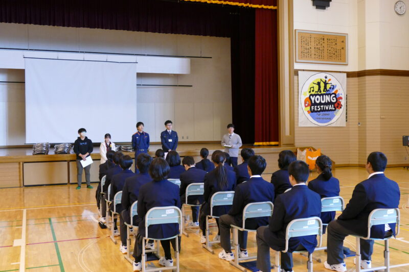 １年生総合　職場講話