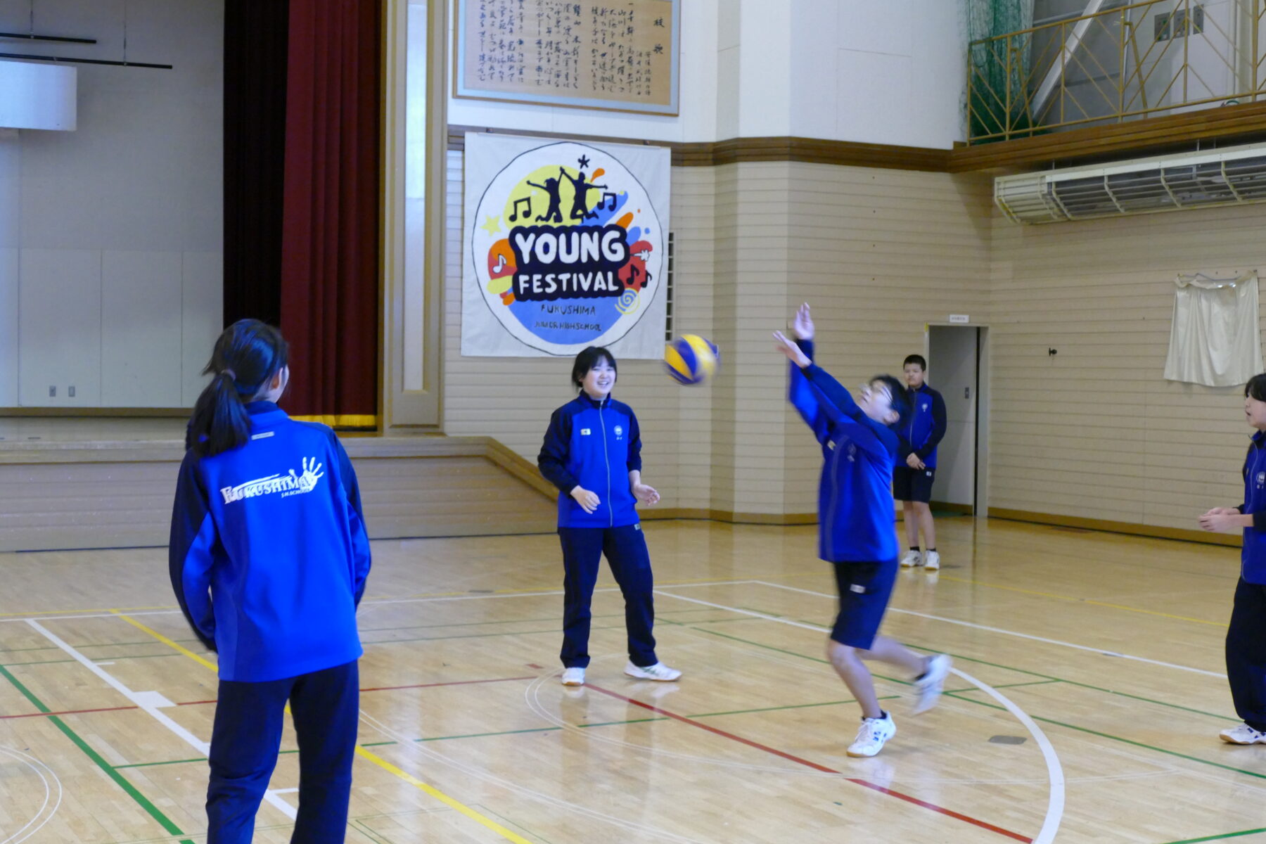 全校体育（バレーボール） 5枚目写真