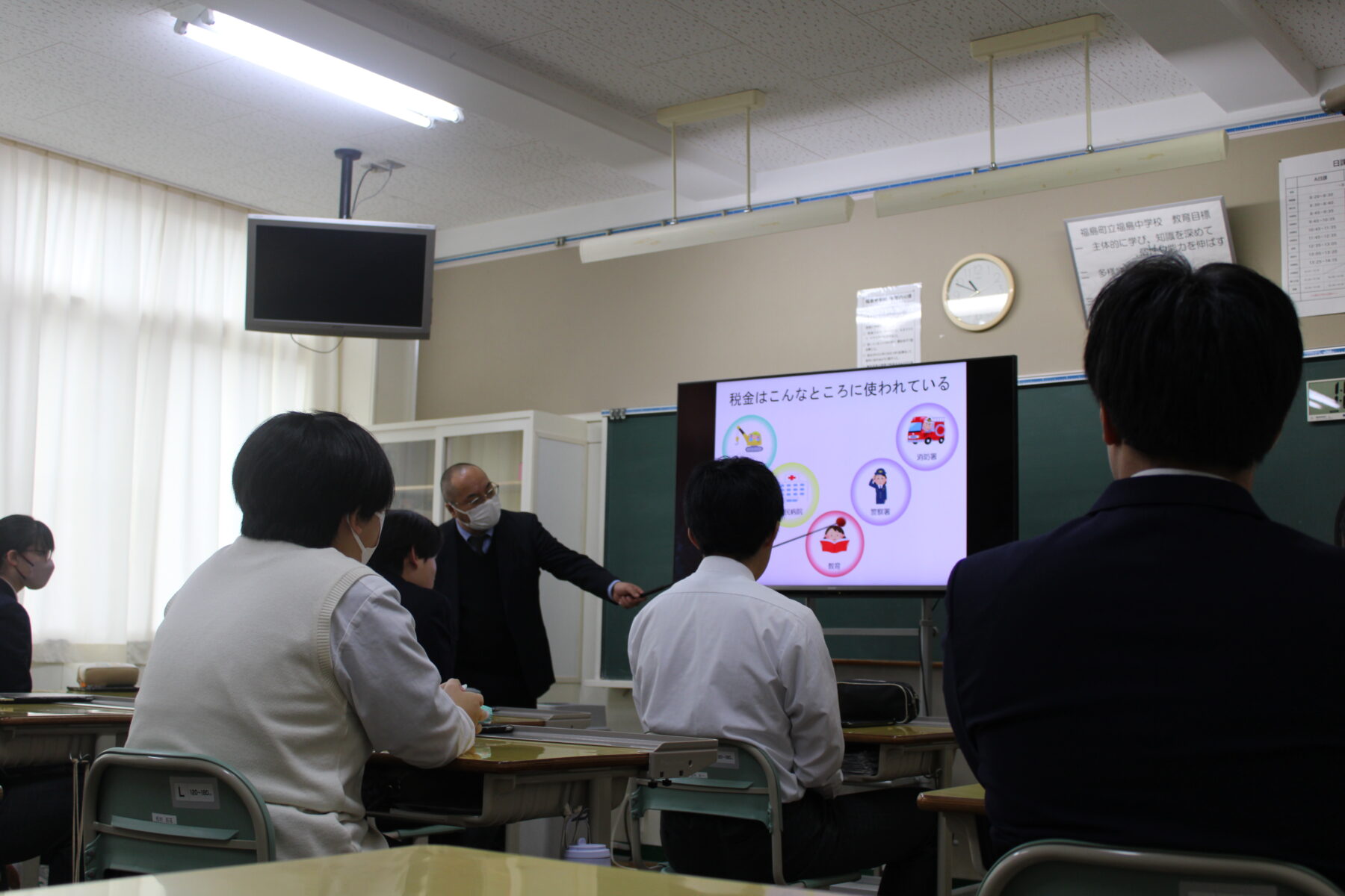 ３年生社会科　『租税教室』 7枚目写真