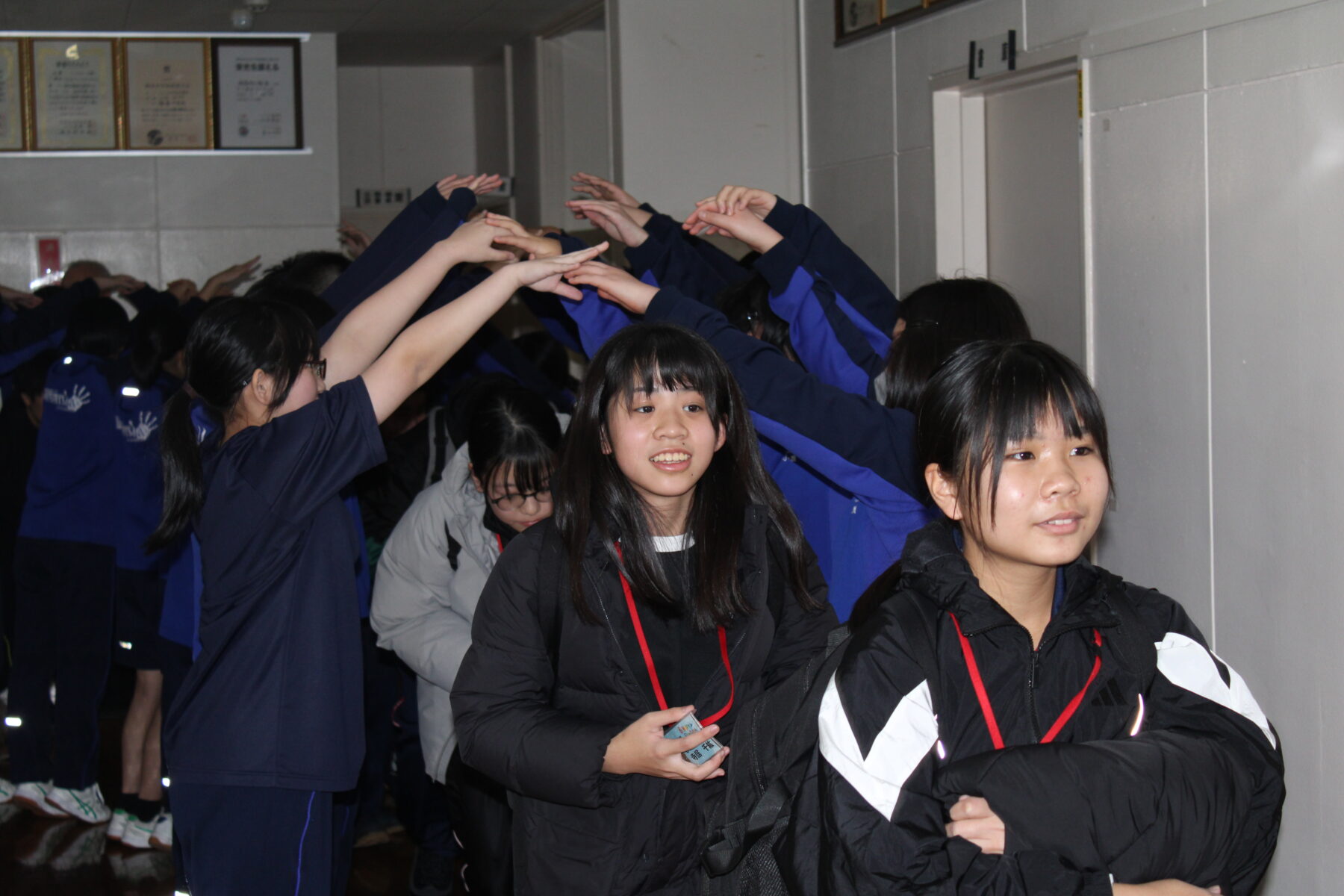 １，２年生　長崎県松浦市生徒交流（給食） 10枚目写真